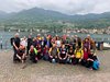 foto di gruppo a Montisola